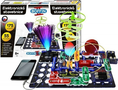 Set edukativ elektronik Boffin II Light, 182 projekte, 54 pjesë, shumëngjyrësh