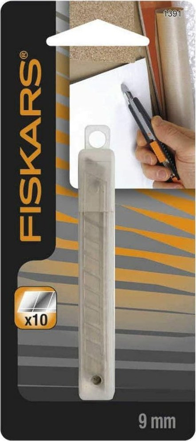 Tehe zëvendësuese Fiskars 9mm, 10 copa, aliazh zinku çelik