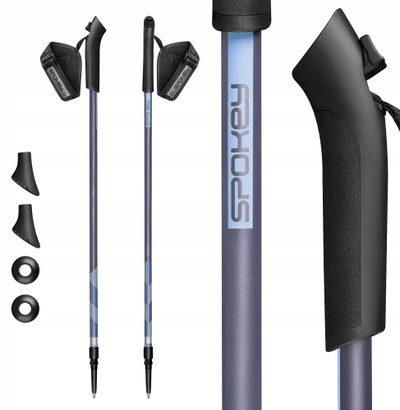 Shkopinj Nordic Walking Spokey Cloud SPK-945421, alumin, 95–135 cm, gri