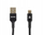 Kabllo USB Accura USB 2.0 në USB C, 1m, e zezë