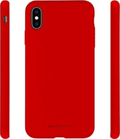 Kapak telefoni Mercury Silicone Case për Samsung A54 5G, silikon i butë, mat, i kuq