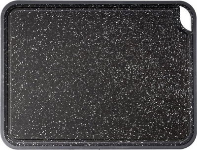 Dërrasë prerjeje Vinzer Marble Black 89224, 35x26.5cm, plastike, ngjyrë mermeri e zezë