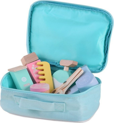 Set lodrash berberi dreçeri ZA4120, prej druri, me çantë, mente