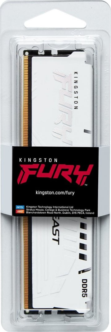 Memorie Kingston Fury Beast, DDR5, 16 GB, 6000 MHz, CL30, KF560C30BW-16