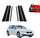 Film mbrojtës shtyllash GrizzGlass BodyShield Carbon për BMW 3 F30 Sedan LCI 2015-2018, set 6 copë, karbon i zi
