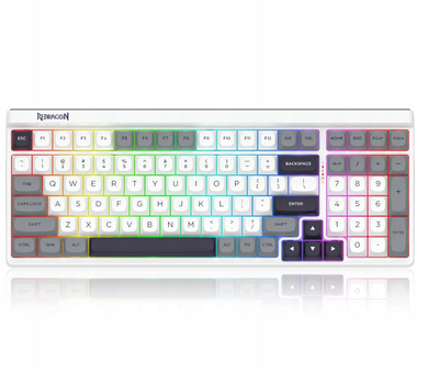 Tastierë mekanike Redragon K656 PRO, wireless me 3 mënyra, RGB, 100 taste