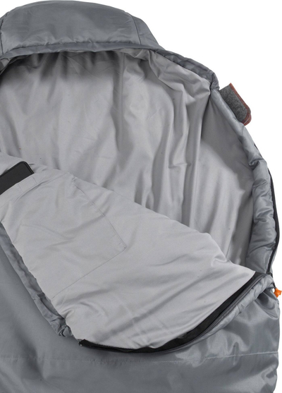 Qese gjumi Easy Camp Orbit 100 Compact, verë, formë mummy, gri