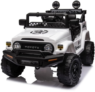 Makina elektrike për fëmijë Toyota FJ, 12V, 4x4, e bardhë