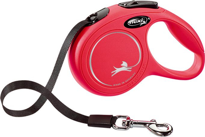Litar për kafshë Flexi New Classic Xs, 3 m, i kuq