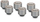 Set zgjatuesish uji Thermal Grizzly DeltaMate MF14, G1/4", 6 copë, nikeli mat