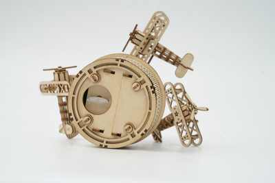 Kuti muzike druri DIY Rolife AMK41 Kulla e Kontrollit të Ajrit, puzzle 3D, për moshat 8+, ngjyrë druri