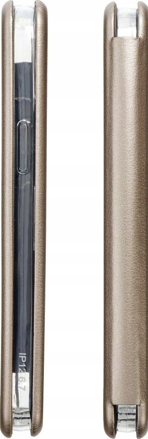 Këllëf telefoni Forcell Elegance, për Xiaomi Redmi Note 13 Pro 5G, tip libër, gold