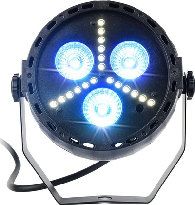 Reflektor LED LIGHT4ME TRI PAR STROBE, RGB, efekt strobe, i zi