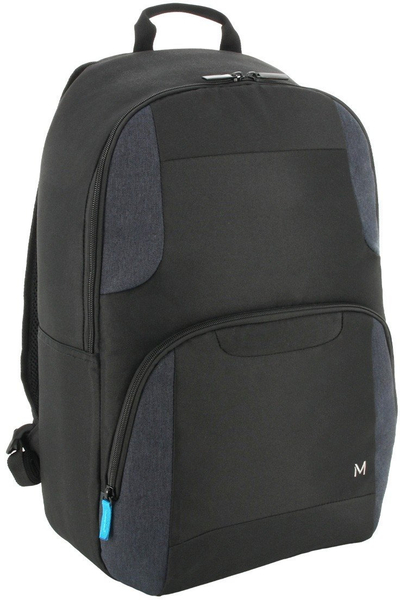 Çantë shpine Mobilis The One Basic, 17", për laptop, e zezë me blu