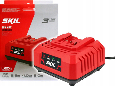 Karikues baterie Skil CHARGER 3122AA, 18V, 2.4A, i kuq