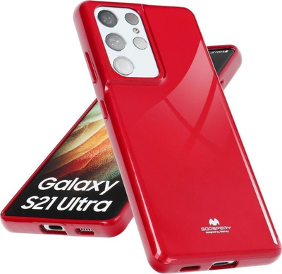 Kuti telefoni Mercury Jelly Case për Samsung Galaxy A13 5G A136U, TPU, e kuqe