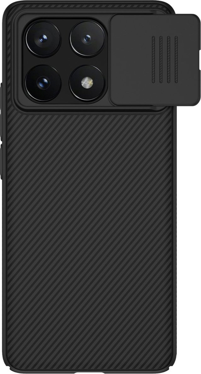 Futrollë Black Case për Poco X6 Pro, TPU e butë, me shkëlqim glamour, e zezë