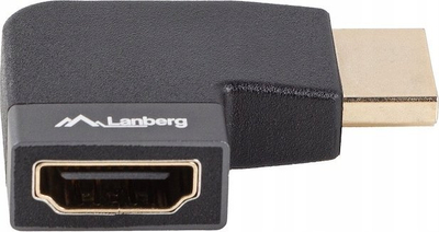 Adapter HDMI Lanberg 2.1, 8K, me kënd 90°, i zi