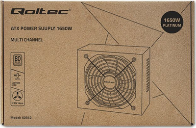 Напојување Qoltec Monolith 50342 ATX, 1650W