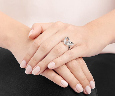 Unazë për femra Swarovski 5139691, e argjendtë
