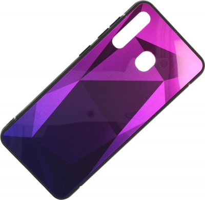 Mbrojtëse telefoni Mocco Stone Ombre, silikon, gradient vjollcë blu