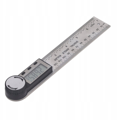Vizore këndmatëse dixhitale Top Choice, 200mm, ekran LCD, argjendt