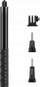 Set selfie stick metalik Puluz, 2 copë, për Insta360 One RS X2, i zi
