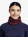 Shall tubular Buff Merino Lightweight Solid, lesh merino, multifunksional, ngjyrë claret