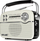 Radio portative Sven SRP-500, FM AM SW, retro, e bardhë