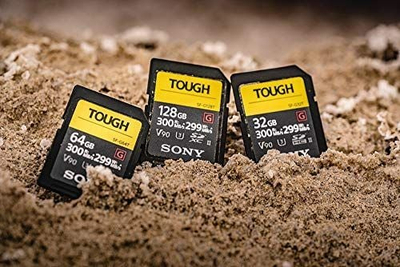Kartë memorie Sony SF-G Tough 64GB, SDXC UHS-II, V90 U3, e zezë