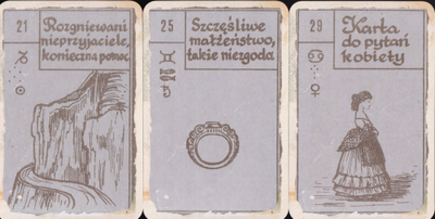 Kuletë letrash KOS Retro Lenormand, edicion i kufizuar, dizajn muzeal, shumëngjyrëshe