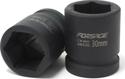 Çelës goditës FORSAGE 3/4", 51mm, 6 kënde, i zi