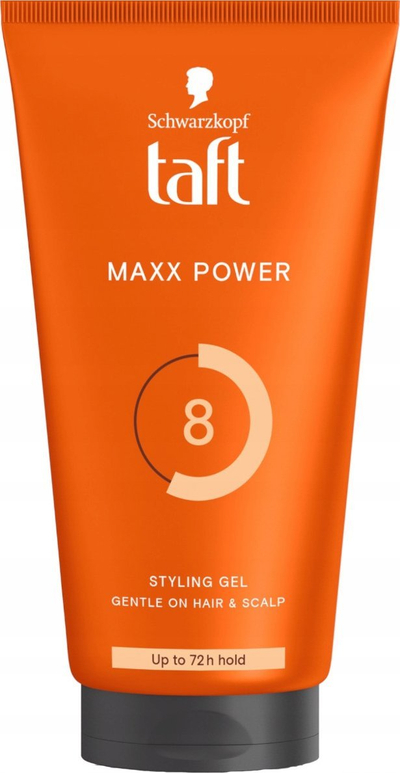 Xhel flokësh Schwarzkopf Taft Maxx Power për burra, fiksim i fortë, 150 ml