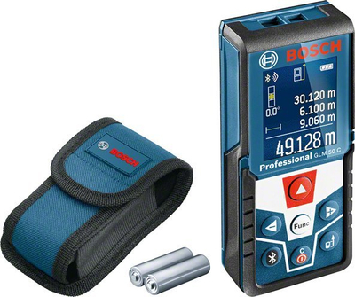 Matës distance me lazer Bosch PLR 25, 25 m, ekran digjital, blu