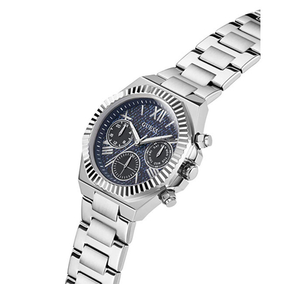Orë goca Guess Equality GW0769L1, e argjendtë