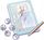 Играчка со коцки Trefl Frozen Travel, компактна за патување, за деца, повеќебојна