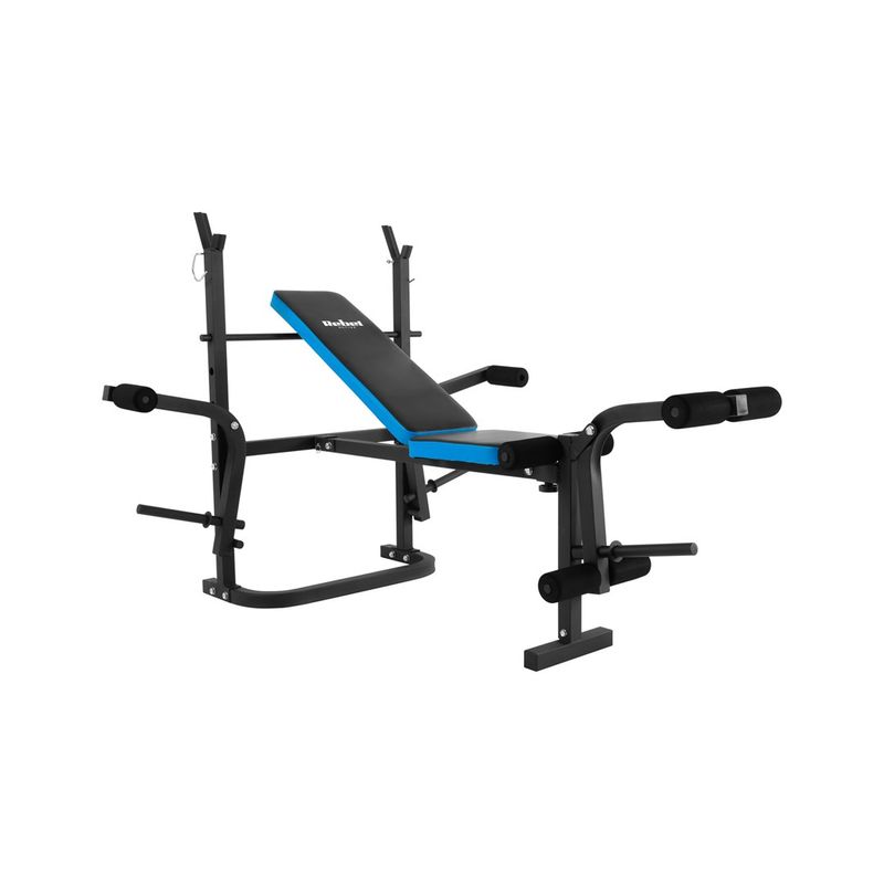 Stol multifunksional palestrë Rebel Active RBA-2007, deri 220kg, 3 nivele, i zi