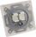 Kornizë InLine Frame Set, për 2 porta RJ45 Keystone, dalje 90°, e bardhë