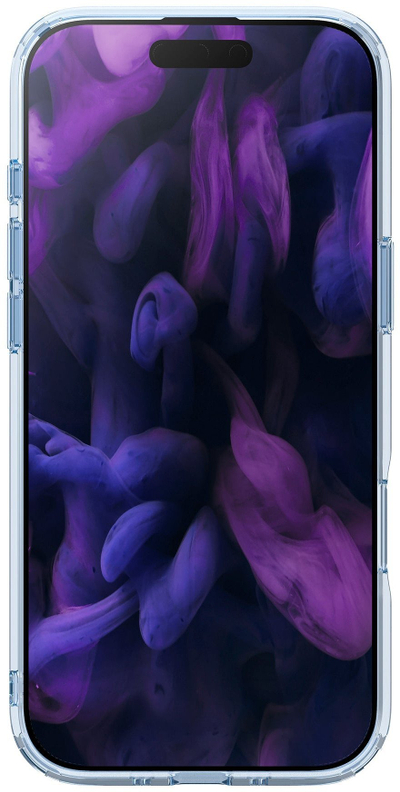 Kapak telefoni Laut Crystal Fluro për iPhone 17 Air, transparent, blu e çelët