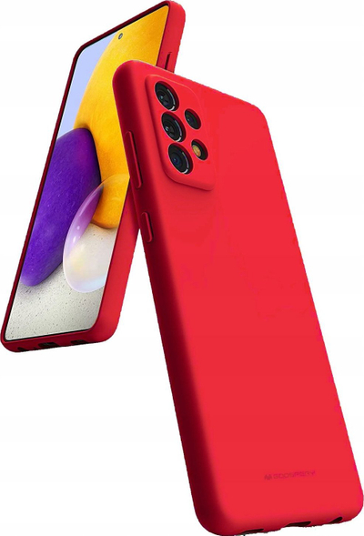 Mbulesë silikoni Mercury Goospery për Samsung Galaxy A53 5G, TPU, kundër gërvishtjeve, e kuqe