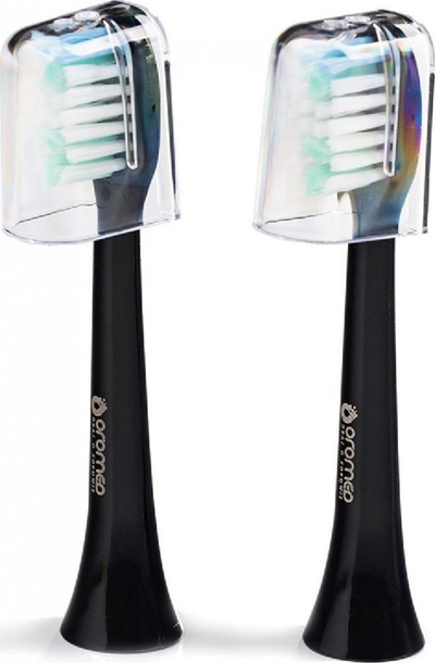 Kokë për furçën e dhëmbëve Oromed Oro-Sonic, 2 copë, të zeza.