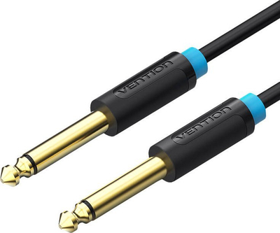Kabllo audio Vention 6.35mm Jack në Jack, 3m, e zezë