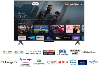 Televizor TCL 43C645, 43" (108cm), 4K UHD, titan