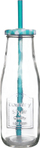 Shishe qelqi me pip, 250ml, kapak metal, transparente