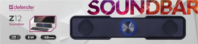 Soundbar Defender Z12, 6W, LED, i zi