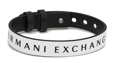 Byzylyk për meshkuj Armani Exchange sAA0023, i zi/ bardhë