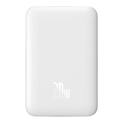 Karikues portativ Baseus Magnetic Mini, 10000mAh, 20W, i bardhë