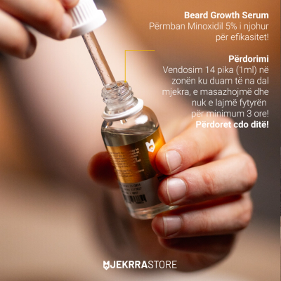 Serum për mjekërr Mjekrra Store Minoxidil 5%, 30ml