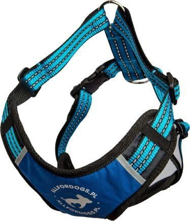 Спортски појас за кучиња All For Dogs, големина M 60-100cm, сина