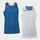 Кошаркарски дрес Joma Aro Sleeveless Reversible, полиестерска мрежа, превртен, сино бел
